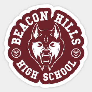 Beacon Hills Stilinski 24 High School Sticker